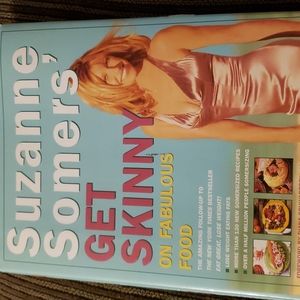 Suzanne Somers Get Skinny Lose Weight Eat Great! Hardcover Book x